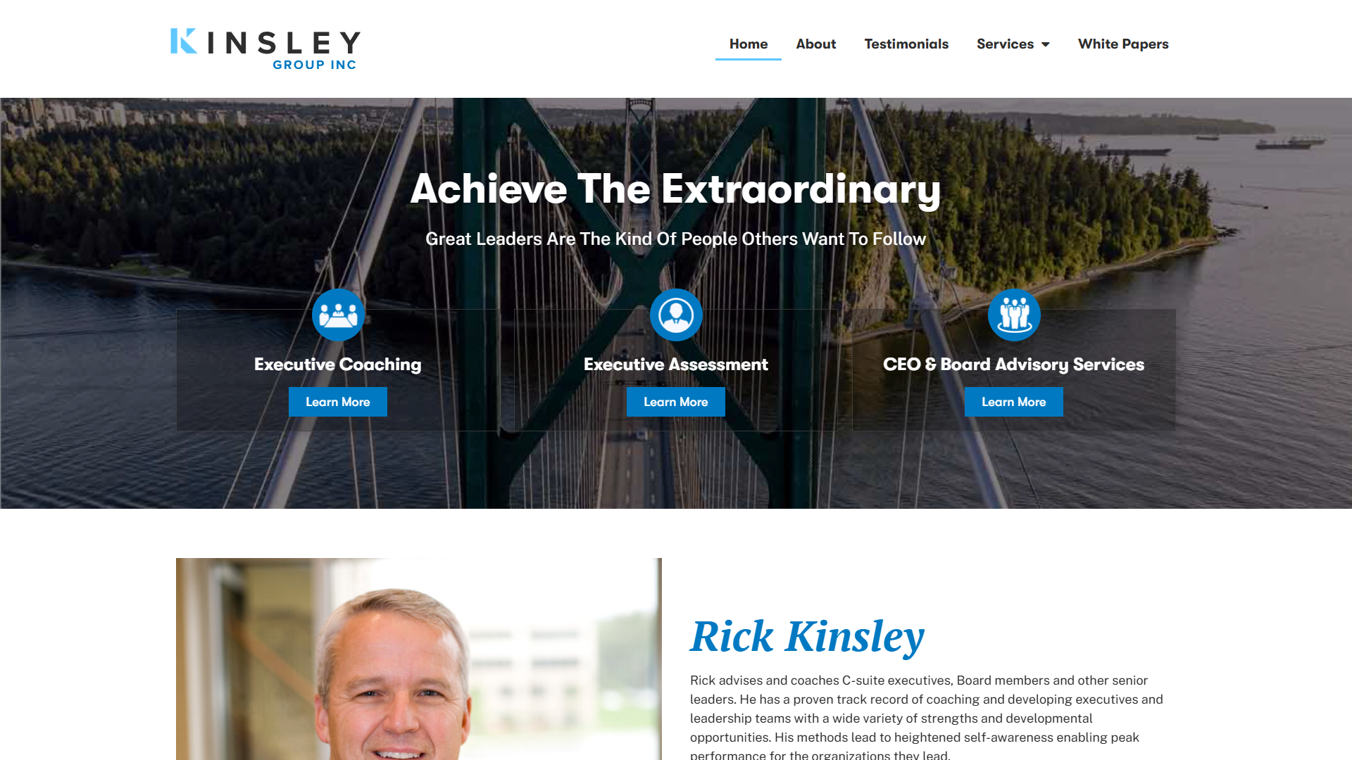 kinsley group wordpress website