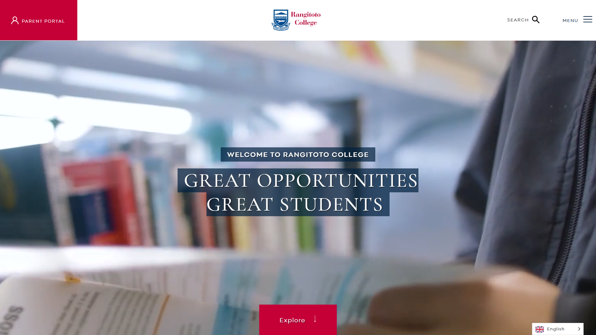 rangitoto college wordpress website